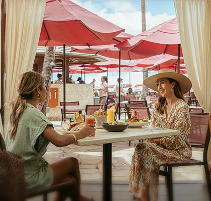 Photo of two people dining at Mai Tai Bar