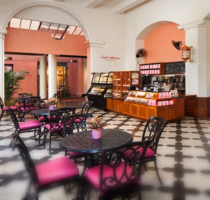 Photo of interior of bakery