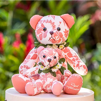Picture of pink teddy bears