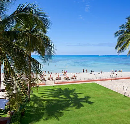 Photo of the Waikiki beach